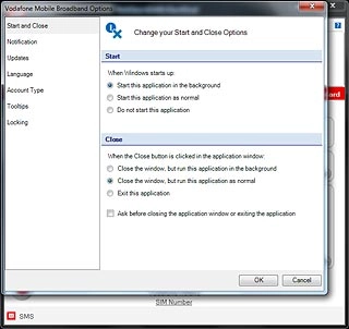 Click Start and Close.