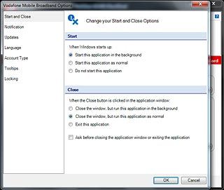 Click OK to close the window.