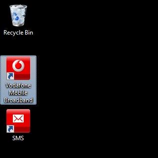 If required, confirm the action.Double-click Vodafone Mobile Broadband.