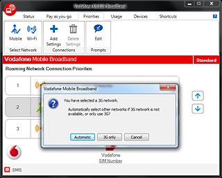 Click Automatic.The screen will tell you if you have access to the network you've chosen.
