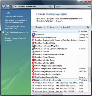 Highlight Vodafone Mobile Broadband Lite.