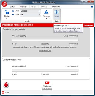 To reset statistics:Click Reset.