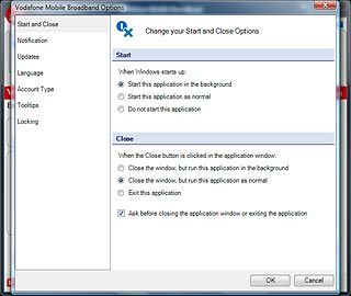 Highlight one of the following options below Start: