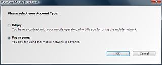 If you're on a prepaid price plan:Highlight Pay as you go.