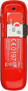 Turn the memory card so the contacts are facing upwards.Slide the memory card into the holder to secure the memory card.