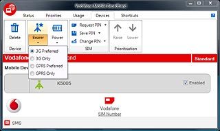 Highlight one of the following network modes:3G Preferred