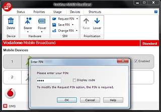 Key in your PIN and click OK.