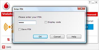 Key in your PIN and click OK.