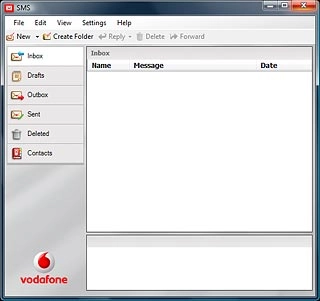 Click X to close the text message application.