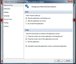 Highlight one of the following options below Start: