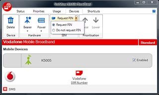 Highlight Request PIN or Do not request PIN.