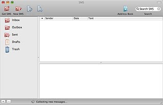 Click X to close the text message application.