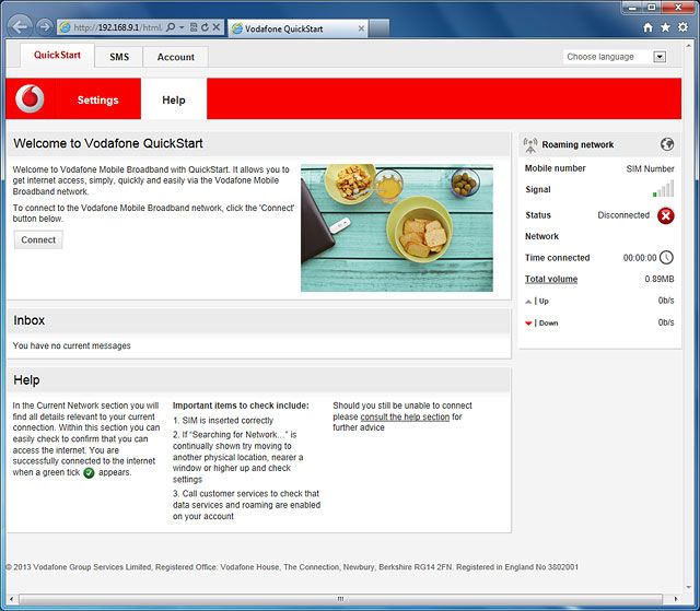 Open a browser.Key in vodafonemobile.api in the address bar and press Enter.Click Help.