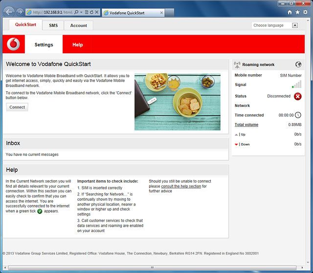 Open a browser.Key in vodafonemobile.api in the address bar and press Enter.Click Settings.