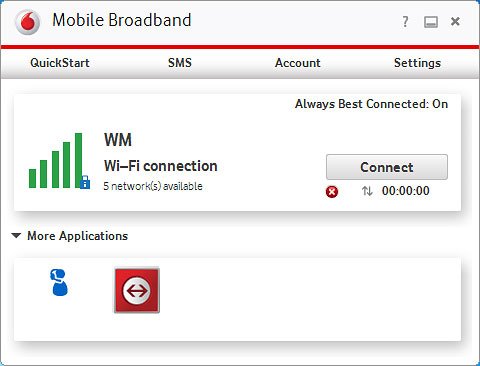 Click X to end the USB modem application.Remove your USB modem from your computer.