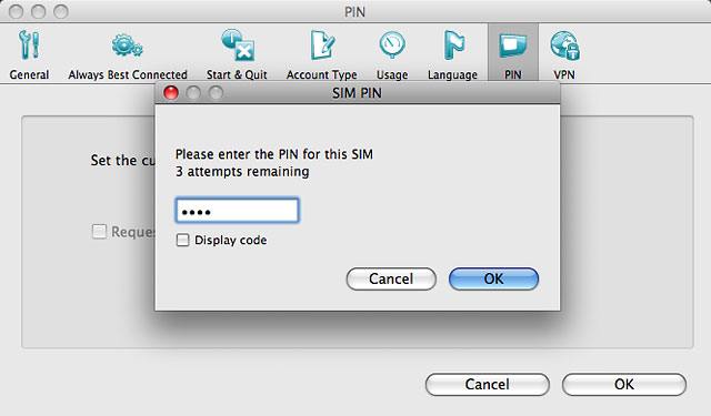 Key in your PIN and click OK.