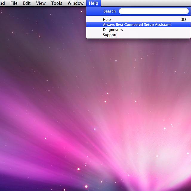 Click Always Best Connected Setup Assistant.