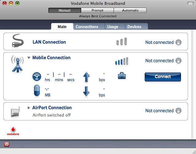 Click the text message icon.