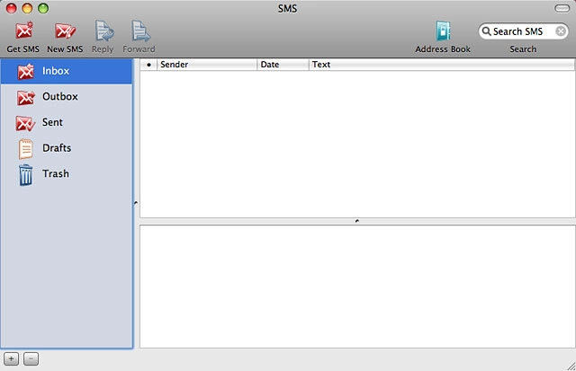 Click New SMS.