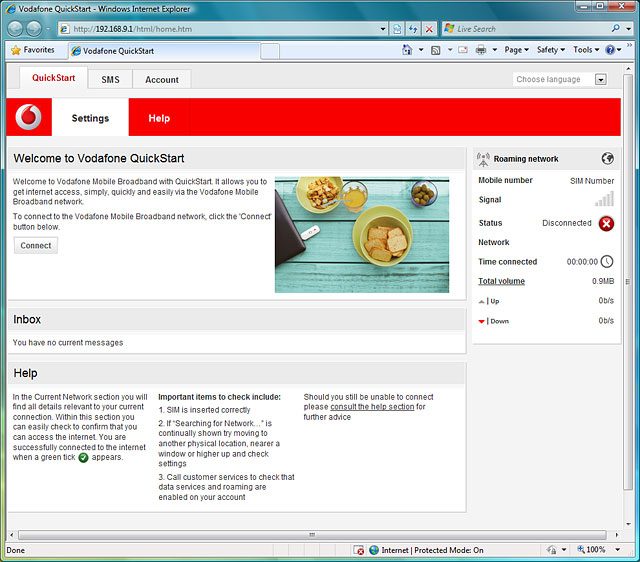 Open a browser.Key in vodafonemobile.api in the address bar and press Enter.Click Settings.