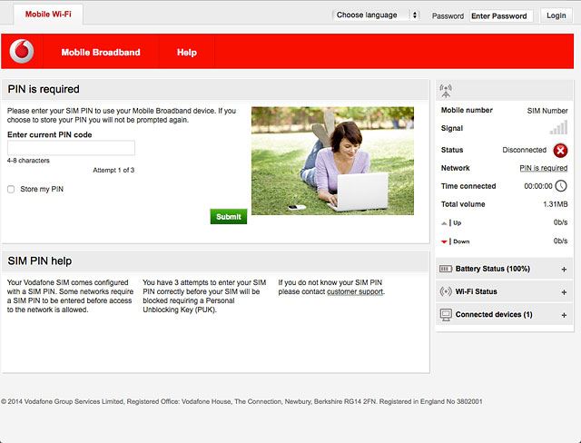 If you're asked to key in your PIN:Highlight the field below 