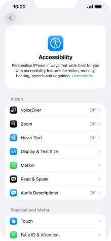 Press the required category below 