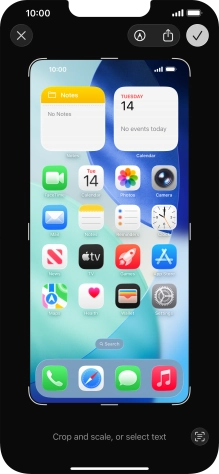 Follow the instructions on the screen to edit and save your screenshot. Follow the instructions on the screen to edit and save your screenshot.