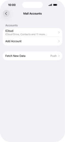 Press Add Account. Press Add Account.