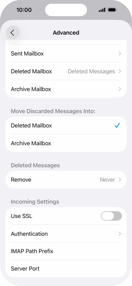 Press the indicator next to Press the indicator next to