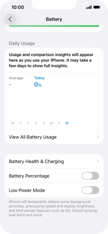 Press Battery Health & Charging. Press Battery Health & Charging.