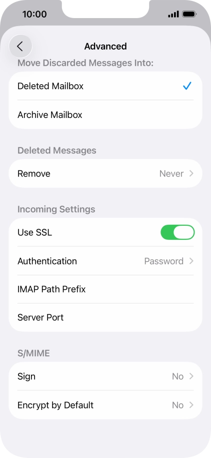 Press Authentication.