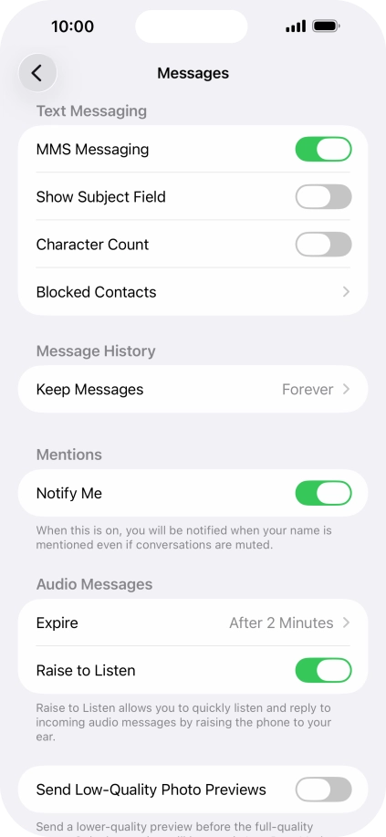 Slide your finger upwards starting from the bottom of the screen to return to the home screen.