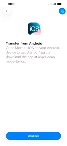 To transfer content to your phone, you need to install the app 
