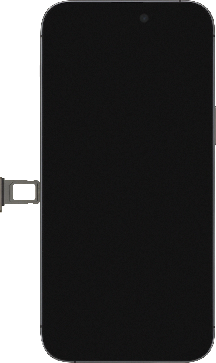 Turn your SIM so the angled corner of the SIM matches the angled corner of the SIM holder.