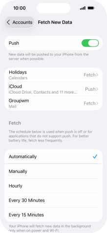 Press the indicator next to Press the indicator next to