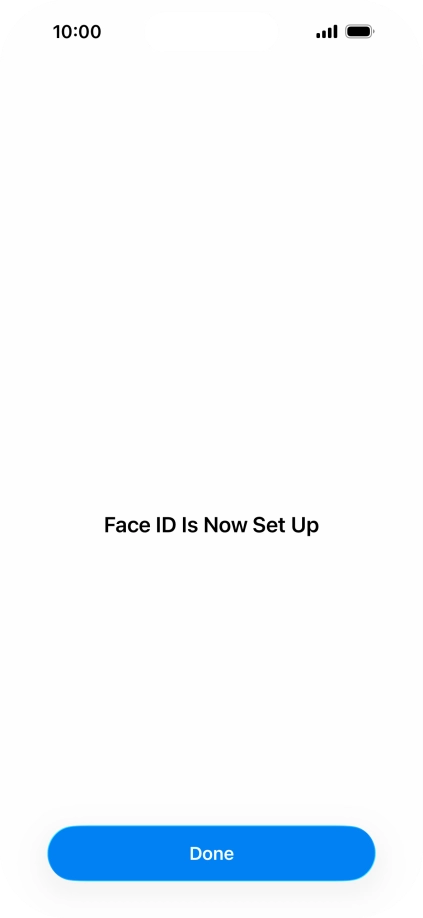Press Done. If you haven't previously selected a phone lock code, key in a code of your own choice twice. Press Done. If you haven't previously selected a phone lock code, key in a code of your own choice twice.