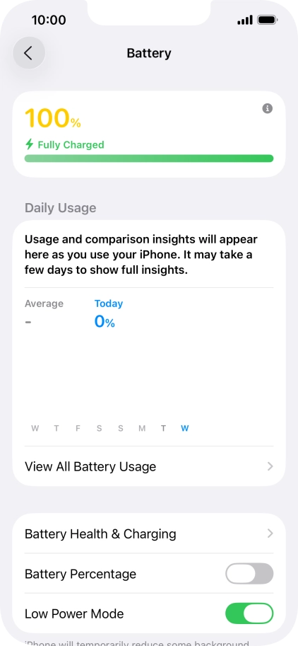 Slide your finger upwards starting from the bottom of the screen to return to the home screen.
