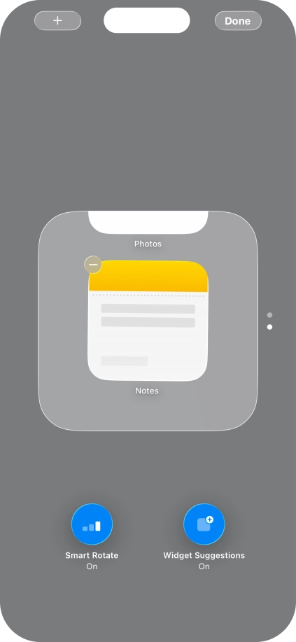 Press Smart Rotate to turn the function on or off.