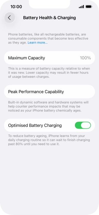 Press the indicator next to Press the indicator next to