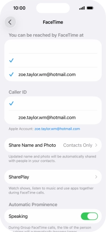 Press the required setting below Press the required setting below