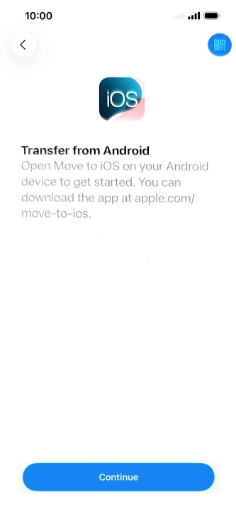 To transfer content to your phone, you need to install the app To transfer content to your phone, you need to install the app