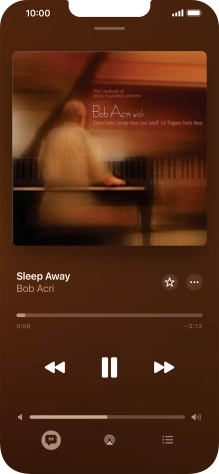 Press arrow right to go to the next audio file.