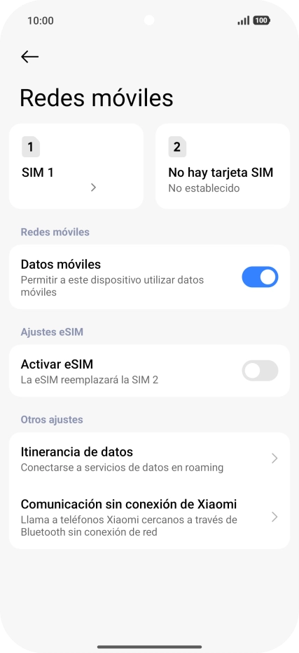 Pulsa el indicador junto a 