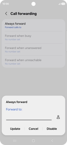 Press Disable.