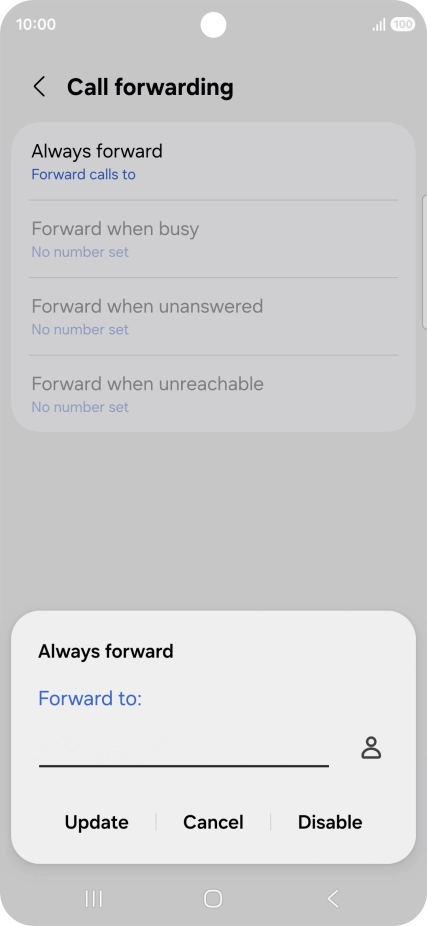 Press Disable.