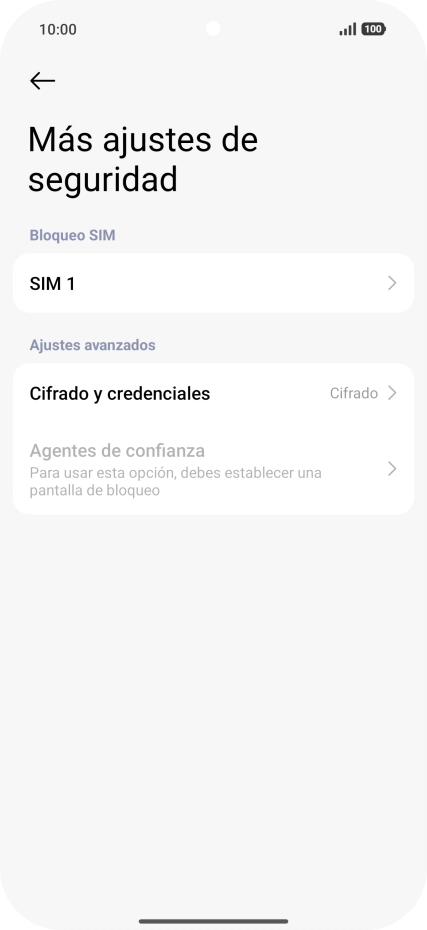 Pulsa el nombre de la tarjeta SIM.