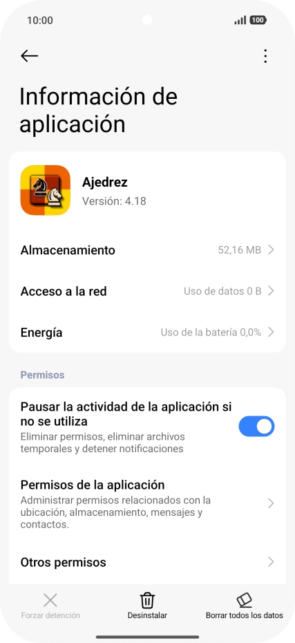 Desliza el dedo hacia arriba desde la parte inferior de la pantalla para terminar y volver a la pantalla de inicio.