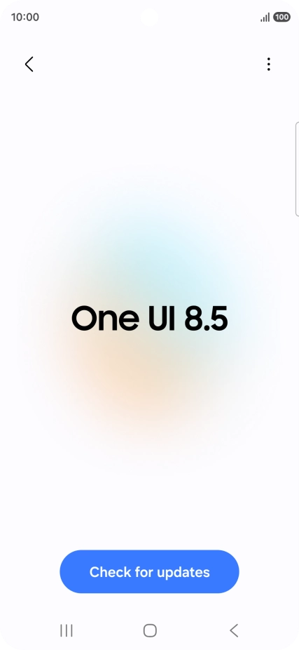 Press Check for updates. If a new software version is available, it's displayed. Follow the instructions on the screen to update the phone software.