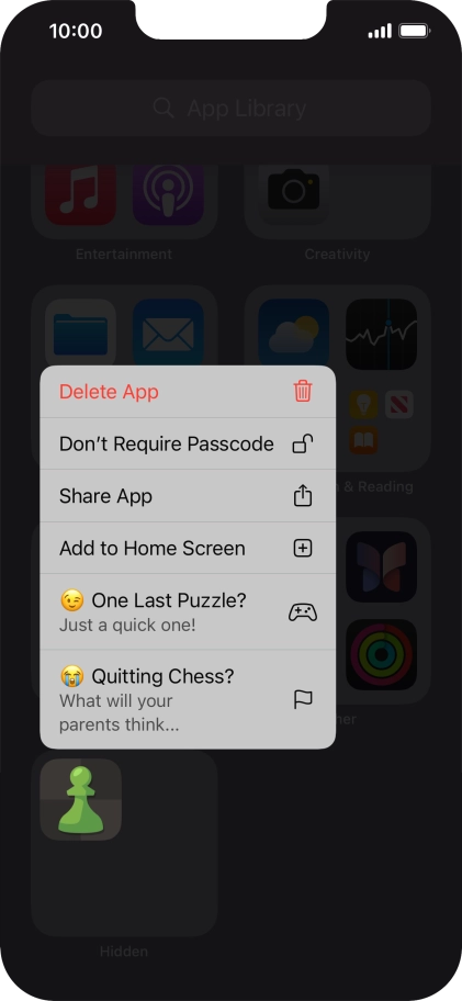 Press Don't Require Passcode.