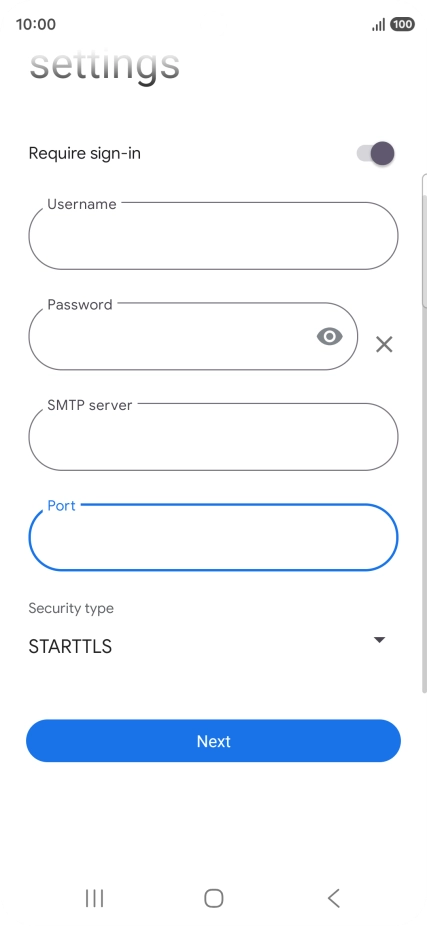 Press the drop down list below 